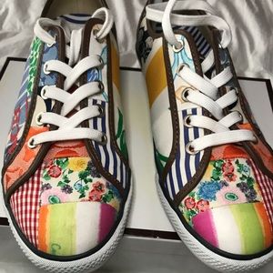 Patchwork Coach Sneakers